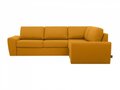 Угловой диван-кровать Peterhof горчичного цвета