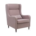 Кресло Хилтон розового цвета 