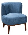 Кресло Шафран синего цвета