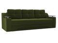 Прямой диван-кровать Сенатор зеленого цвета