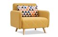 Кресло-кровать Cardiff желтого цвета