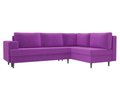 Угловой диван-кровать Сильвана фиолетового цвета