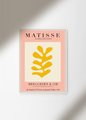Постер Matisse Papiers Decoupes Rose 30х40 в раме белого цвета