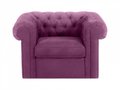 Кресло Chesterfield пурпурового цвета 