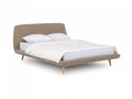 Кровать Loa 160х200 коричневого цвета 