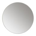 Зеркало настенное Орбита белого цвета