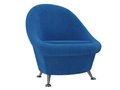 Кресло Амелия голубого цвета