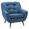 Кресло Сканди-1 Блю Арт синего цвета