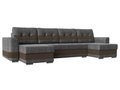 Угловой диван-кровать Честер серого цвета