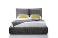 Кровать Now 200х200 серого цвета