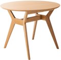 Обеденный стол Нарвик M светло-коричневого цвета 