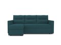 Угловой диван-кровать левый Macao сине-зеленого цвета