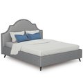 Кровать Фаина 160х200 без подъемного механизма  серого цвета 