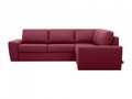 Угловой диван-кровать Peterhof бордового цвета