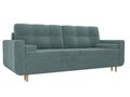 Прямой диван-кровать Кэдмон бирюзового цвета