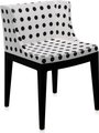 Кресло Mademoiselle черно-белого цвета