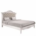 Кровать Akrata 120×200 бело-бежевого цвета 