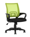 Кресло офисное Top Chairs Simple со спинкой зеленого цвета