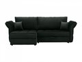 Угловой диван-кровать Wing черного цвета