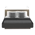  Двуспальная кровать с верхней и нижней подсветкой Элеонора 160х200