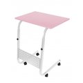 Прикроватный столик для ноутбука розового цвета