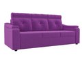 Прямой диван-кровать Джастин фиолетового цвета
