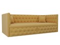 Прямой диван-кровать Найс желтого цвета