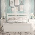 Кровать Белладжио 160х200 с легким цветочным орнаментом