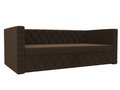 Детская кровать-тахта Таранто 80х160 темно-коричневого цвета