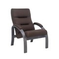 Кресло Лион темно-коричневого цвета