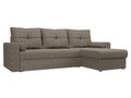 Угловой диван-кровать Верона бежево-коричневого цвета 