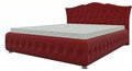 Кровать Герда 140х200 красного цвета с подъемным механизмом