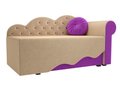 Диван-кровать Тедди бежево-фиолетового цвета 