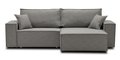 Угловой диван-кровать Фабио светло-серого цвета