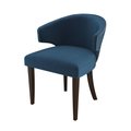Стул-кресло мягкий Verbena синего цвета