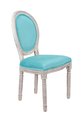 Интерьерный стул Volker marine blue голубого цвета