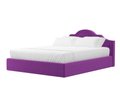 Кровать Афина 200х200 фиолетового цвета с подъемным механизмом 