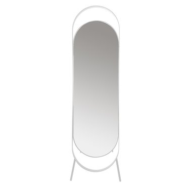 Зеркало напольное Вилла в белой раме