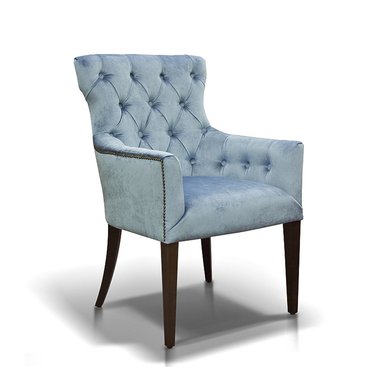 Кресло "Byron" голубого цвета