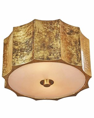Потолочный светильник Киро Gold золотого цвета