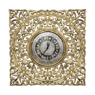 Настенные часы Vintage золотого цвета
