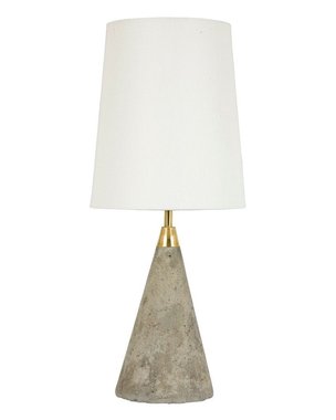 Настольная лампа Бушвик с  белым абажуром