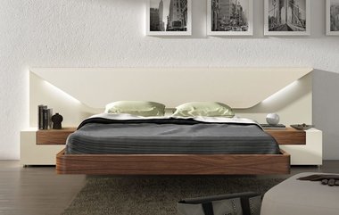 Двухспальная кровать Elena с подсветкой 180х200
