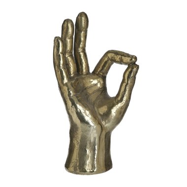 Статуэтка Hand золотого цвета