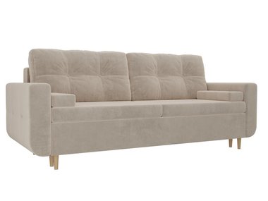 Прямой диван-кровать Кэдмон бежевого цвета