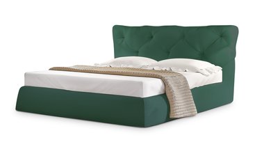 Кровать Тесей 160х200 зеленого цвета