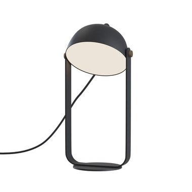 Настольная лампа Barbara из металла черного цвета