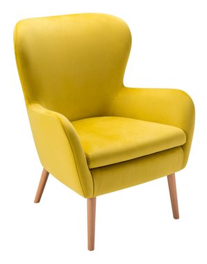 Кресло Дижон желтого цвета