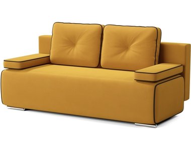 Диван-кровать Асти желтого цвета