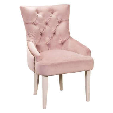 Кресло Шарлотт Романтик розового цвета